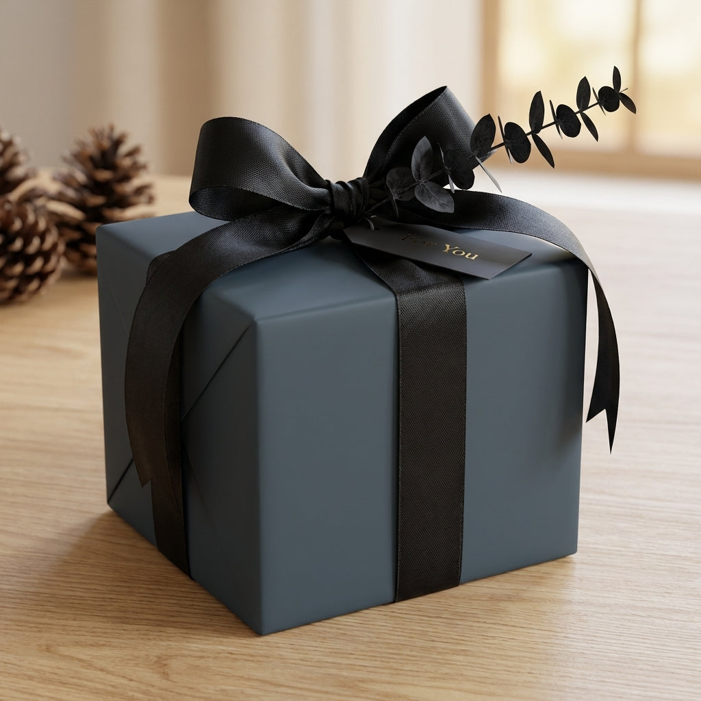 Slate wrapping paper mockup 2