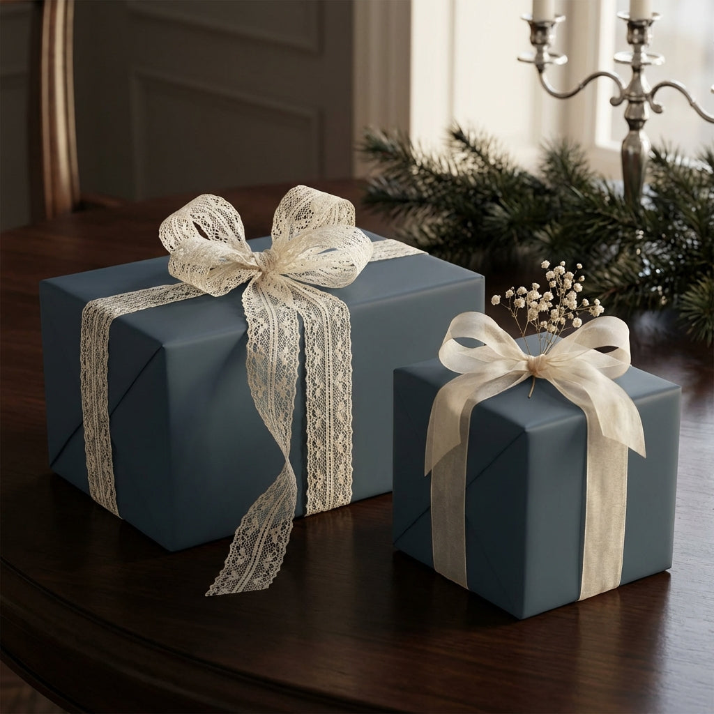 Slate wrapping paper mockup 8