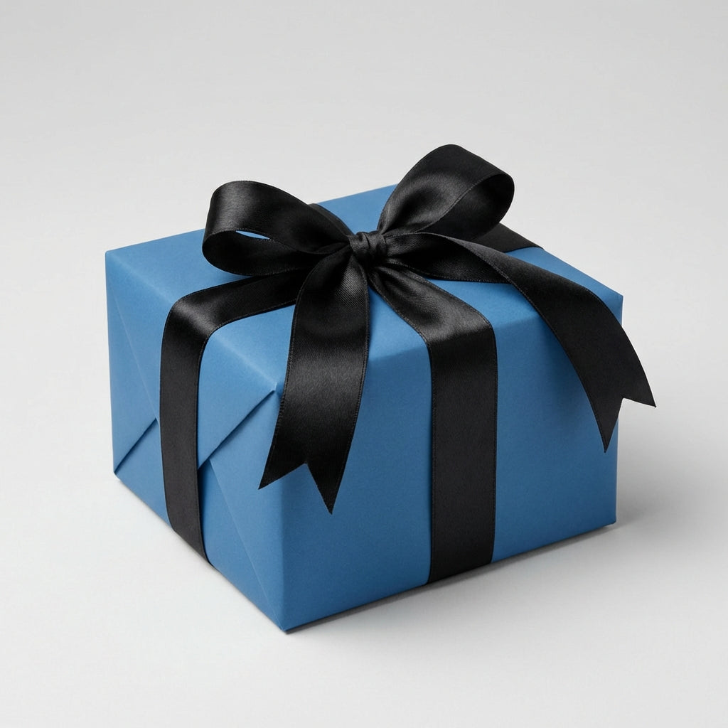 Steel Blue: Solid Color Gift Wrap