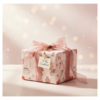 Sweetheart Valentine's Day gift wrapped in pink paper with floral and heart patterns, tied with a sheer pink ribbon and "To My Sweetheart" tag.