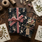 Vampire Picnic: Moody Botanicals Wrapping Paper