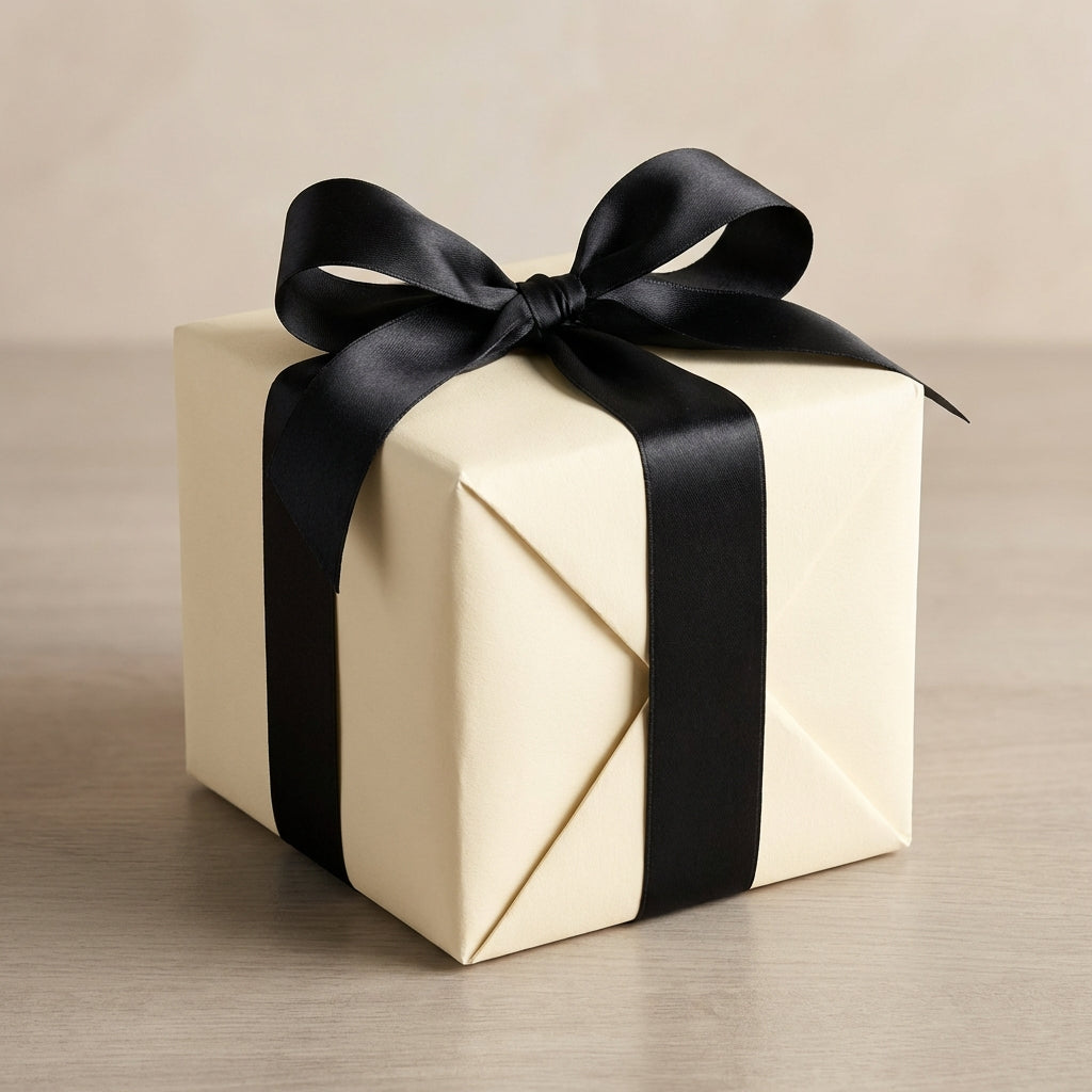 Vanilla Cream wrapping paper mockup 2