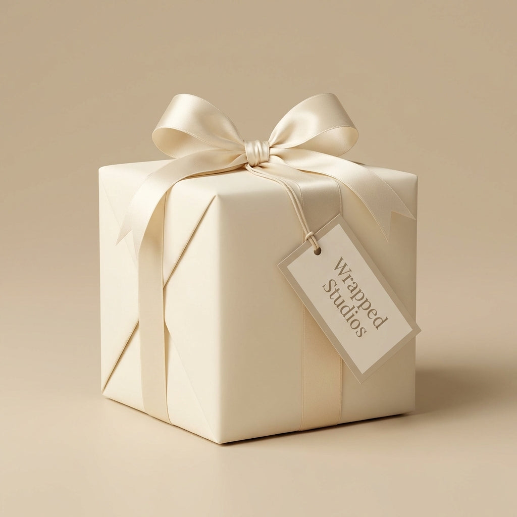 Vanilla Cream wrapping paper mockup 9