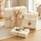 Vanilla Cream wrapping paper mockup 10