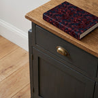 Burgundy Blooms: Dark Floral Wrapping Paper