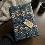 Midnight Meadow Botanical Blooms: Vintage Gift Wrap