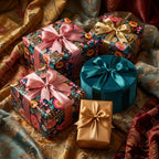 Vivid Bohemian Blooms: Floral Wrapping Paper