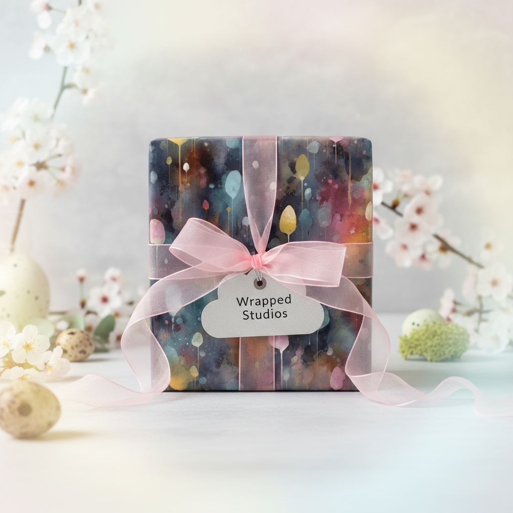 Rainy Spring Morning: Weather Gift Wrap