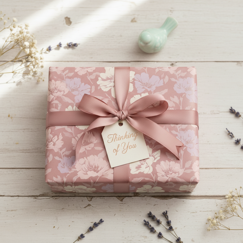 Blushing Beauty: Pink Gift Wrap