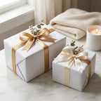 Pure White wrapping paper mockup 11