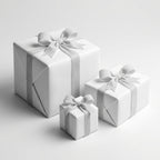 Pure White wrapping paper mockup 4