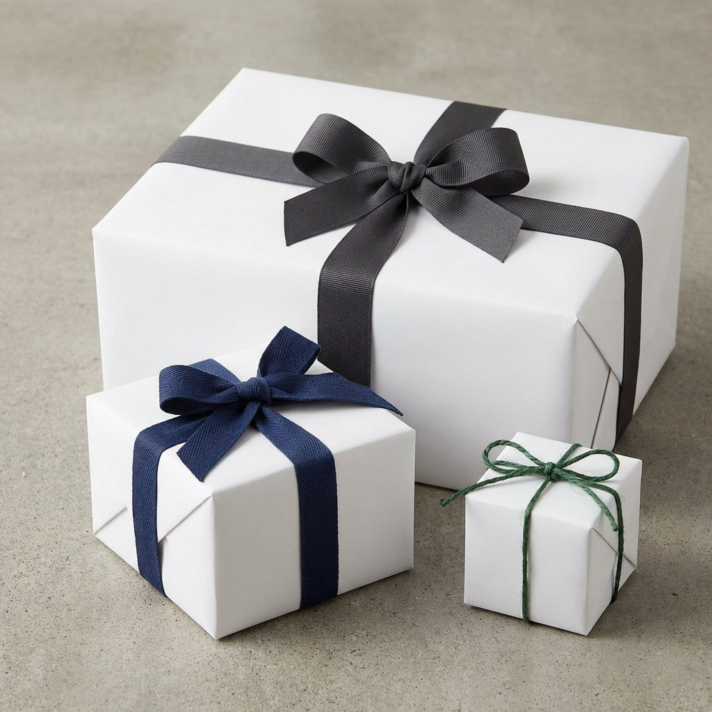 Pure White wrapping paper mockup 7