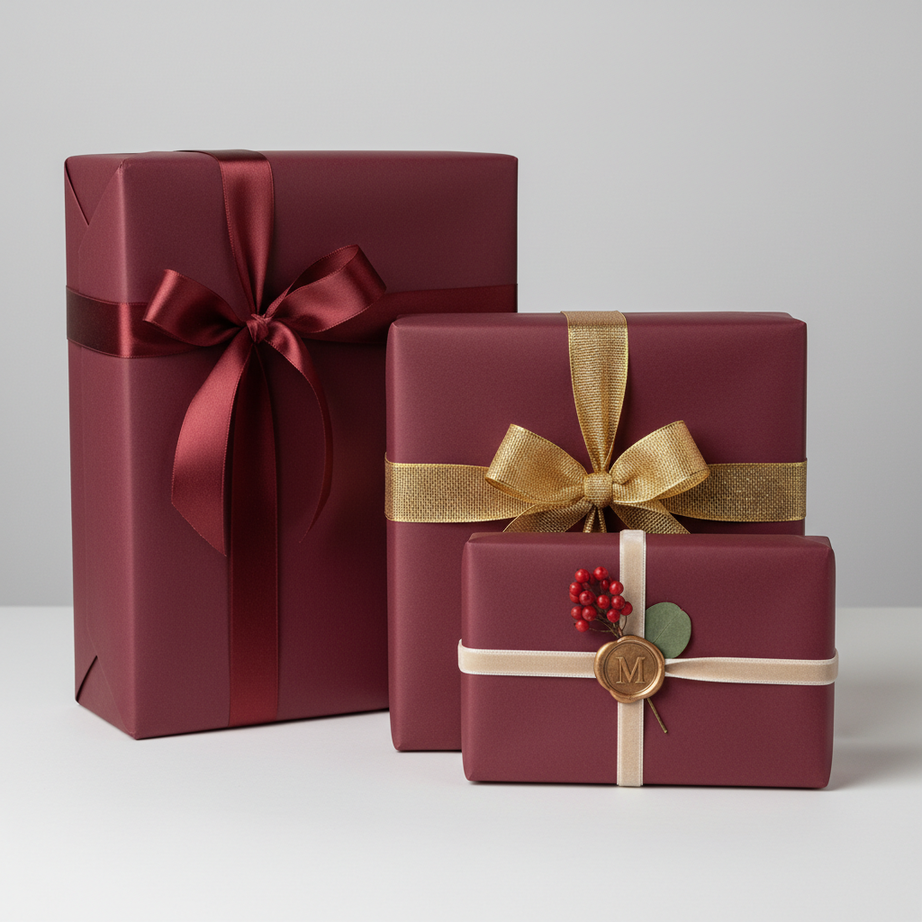 Wine wrapping paper mockup 1