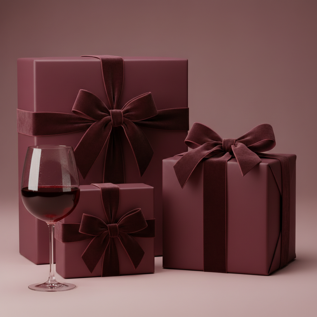 Wine wrapping paper mockup 4