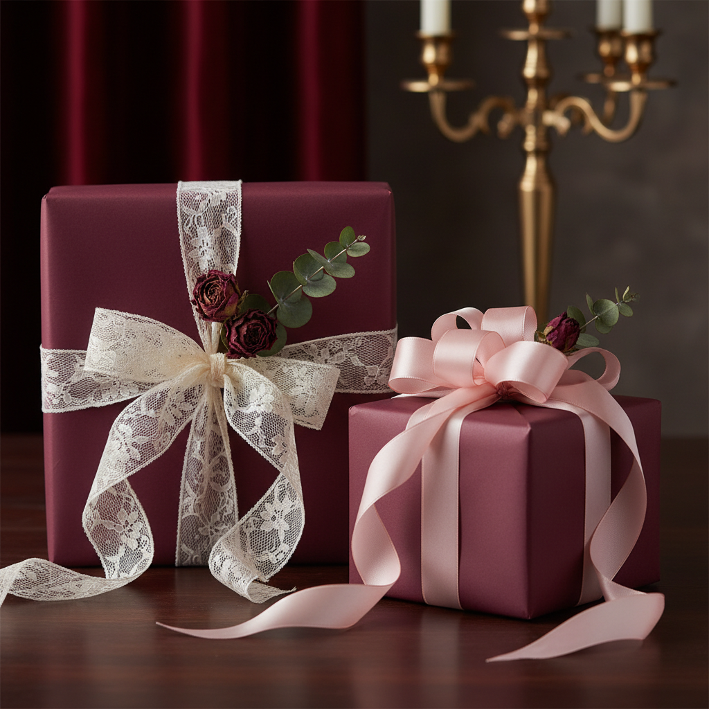 Wine wrapping paper mockup 8