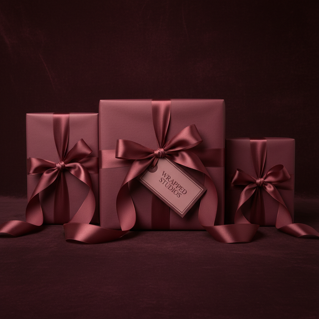 Wine wrapping paper mockup 9