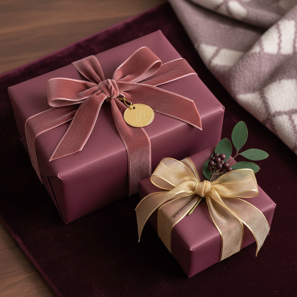 Wine wrapping paper mockup 11